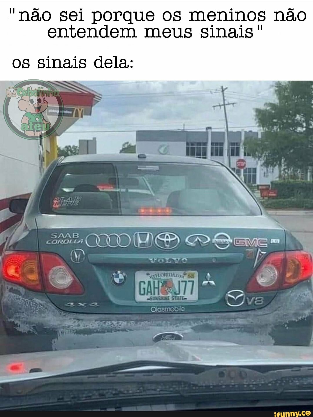 "nao sei porque os meninos não
entendem meus sinais"
os sinais dela: