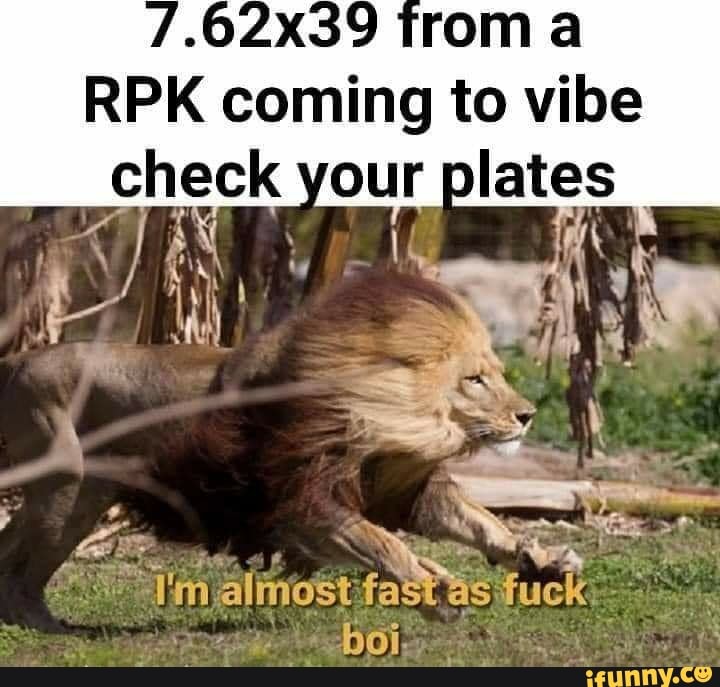 RPK coming to vibe
check our plates