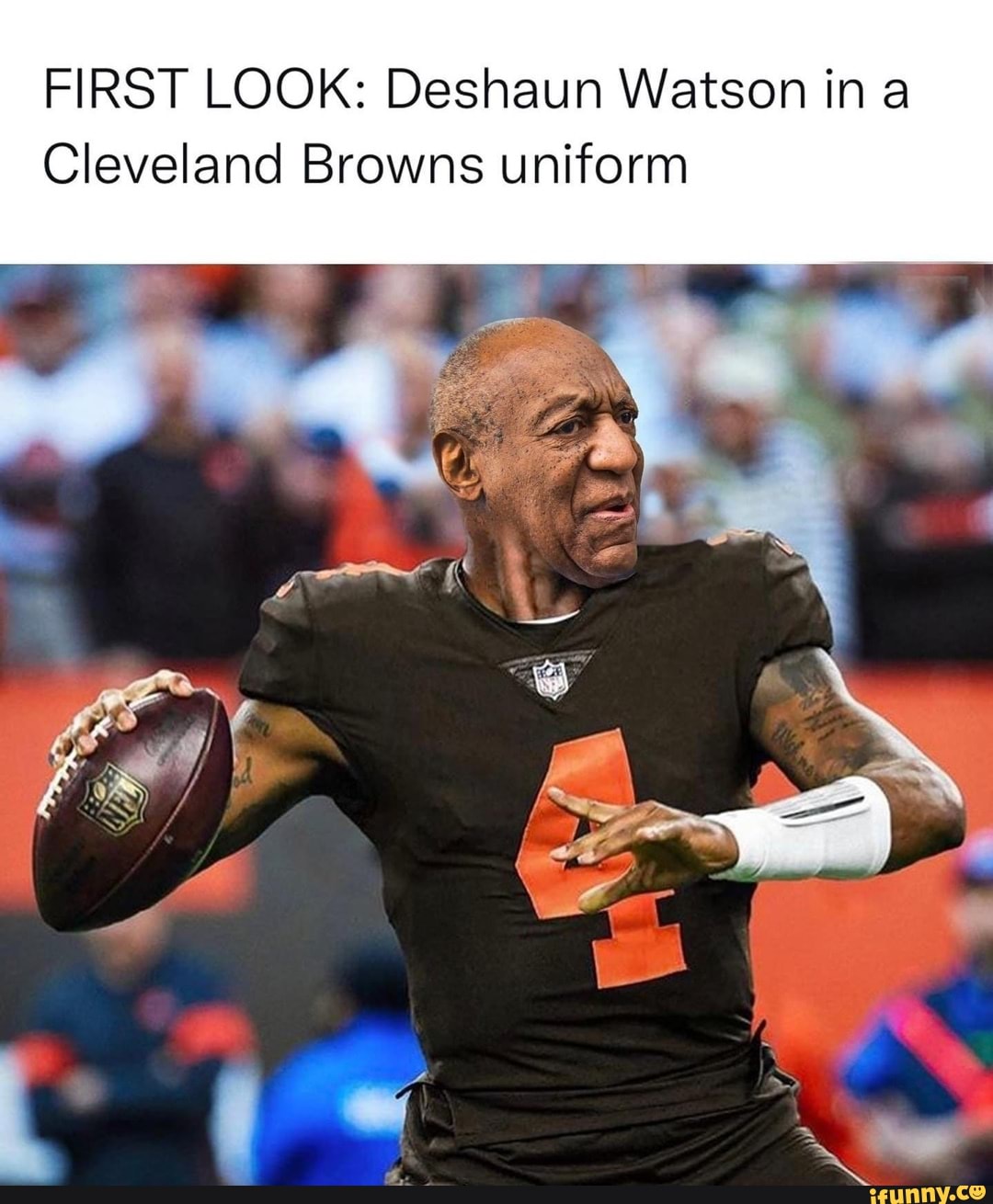 FIRST LOOK Deshaun Watson ina Cleveland Browns uniform iFunny