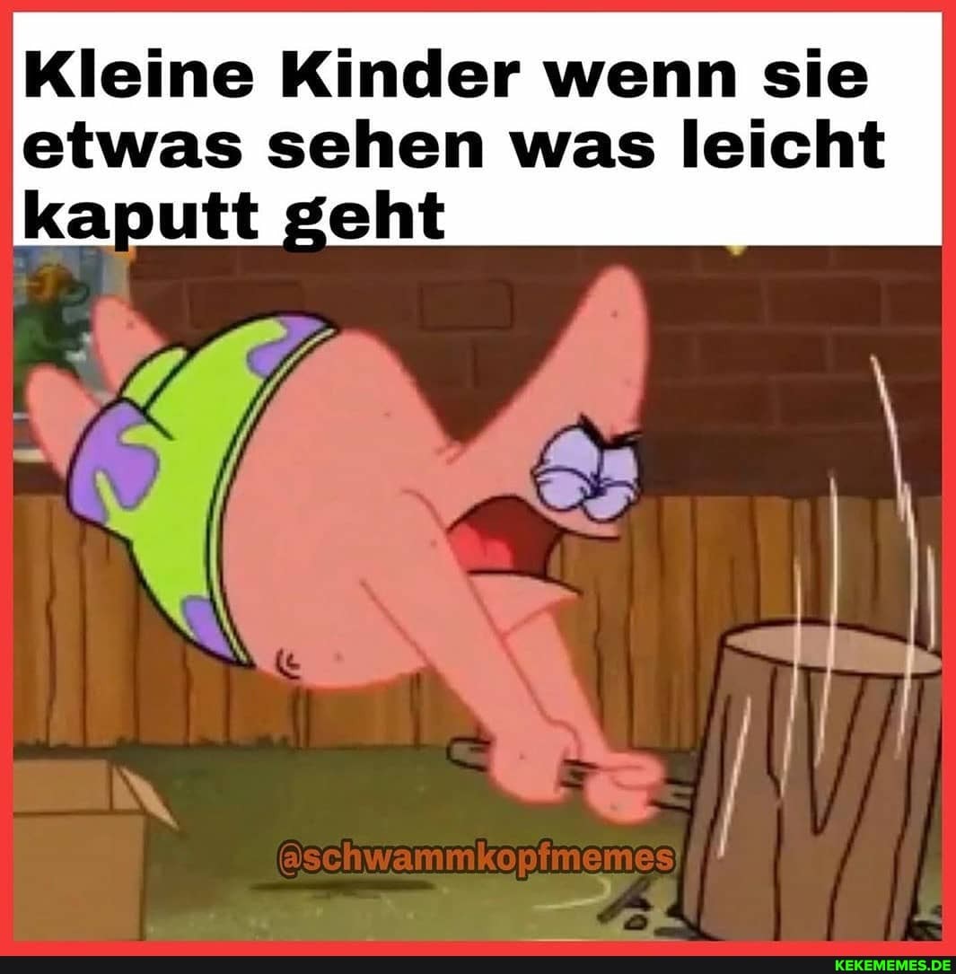 Kleine Kinder wenn sie etwas sehen was leicht kaputt geht