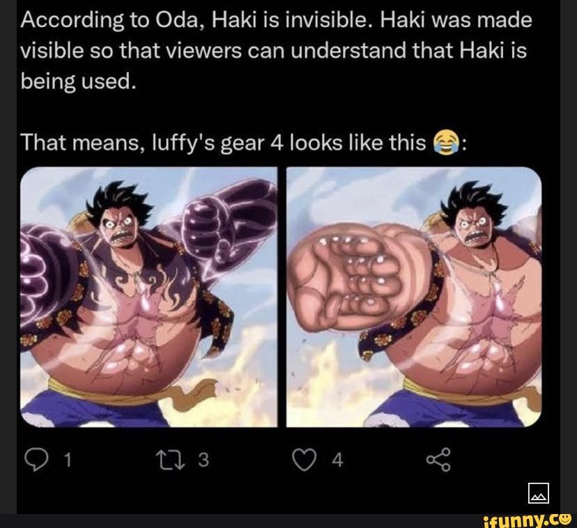 Do you guys think that Invisible Armament Haki is real? : r/OnePiece