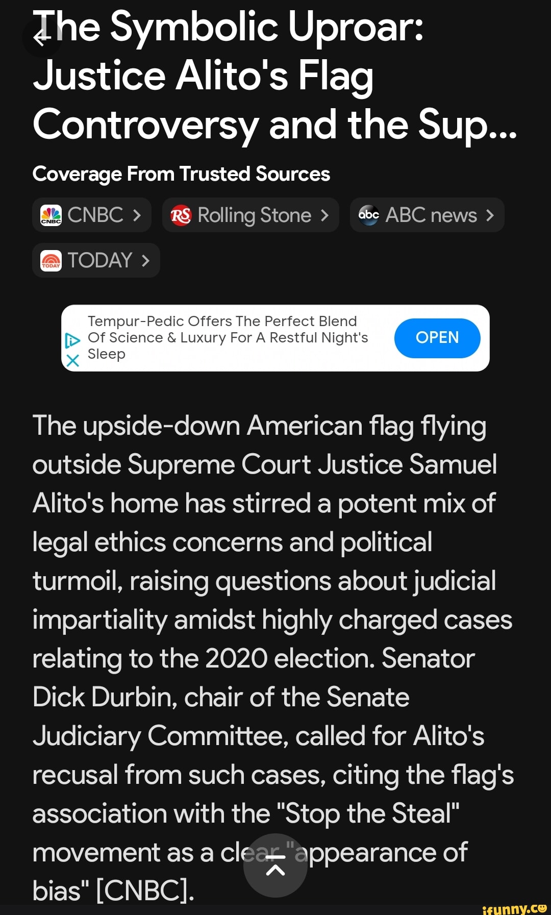 He Symbolic Uproar: Justice Alito's Flag Controversy and the Sup ...