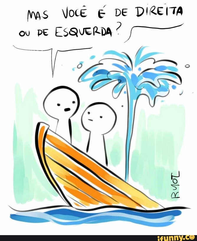 ms Voce É DE
DIREITA
ou PE ESQUERDA a