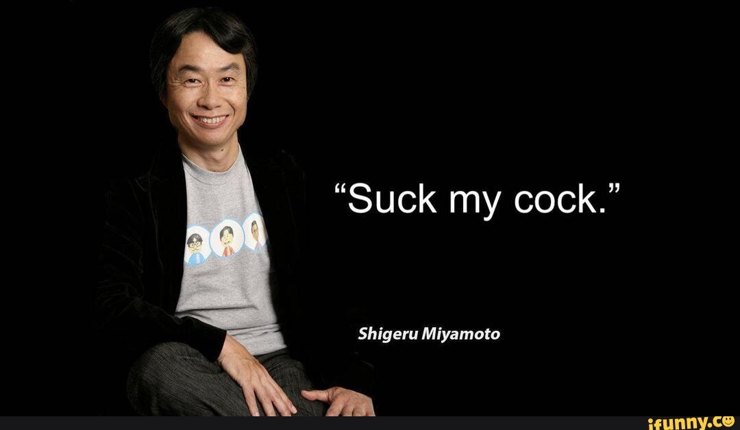 "Suck my cock."