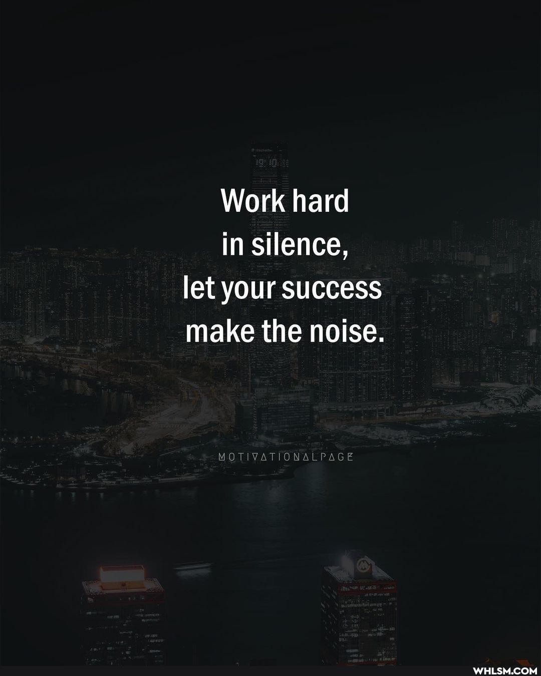Work hard
in silence, let your success make the noise.
WOTIPATIOUALPAGE