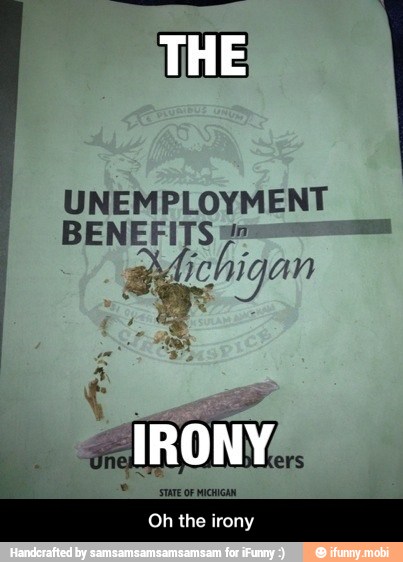 THE,
UNEMPLOYMENT
BENEFITS 7" E - Oh the irony