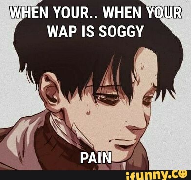 WHEN YOUR.. WHEN YOUR WAP IS SOGGY
PAIN