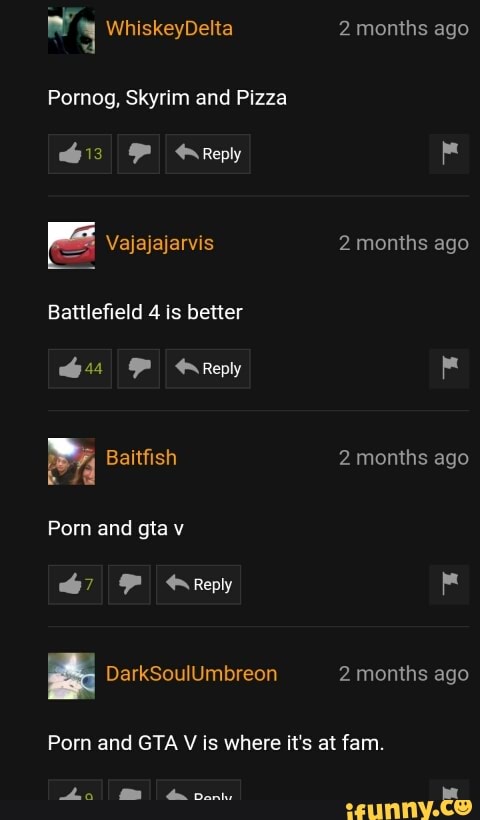 Porn Battlefield 4 is better and GTA V Is where ifs at fam ...