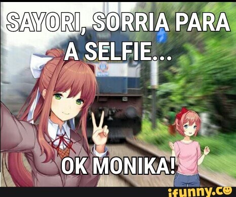 SAVOR, RIA PARA ASELFIE...
OK MONIKA!