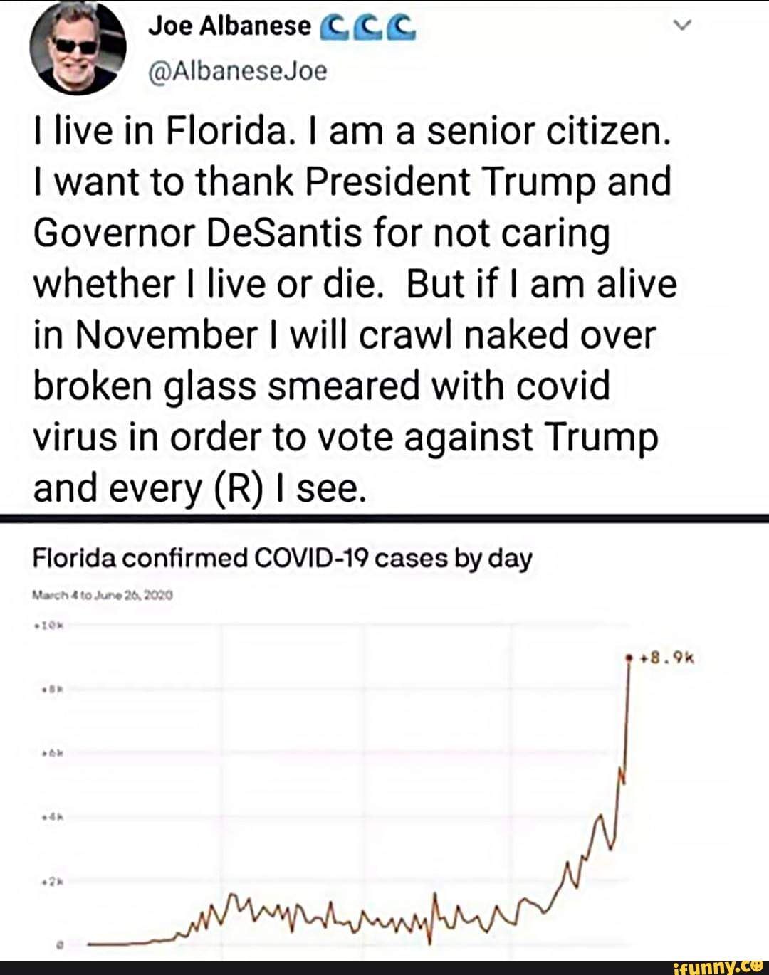 @AIt Joe I live in Florida. I am a senior citizen. I want 