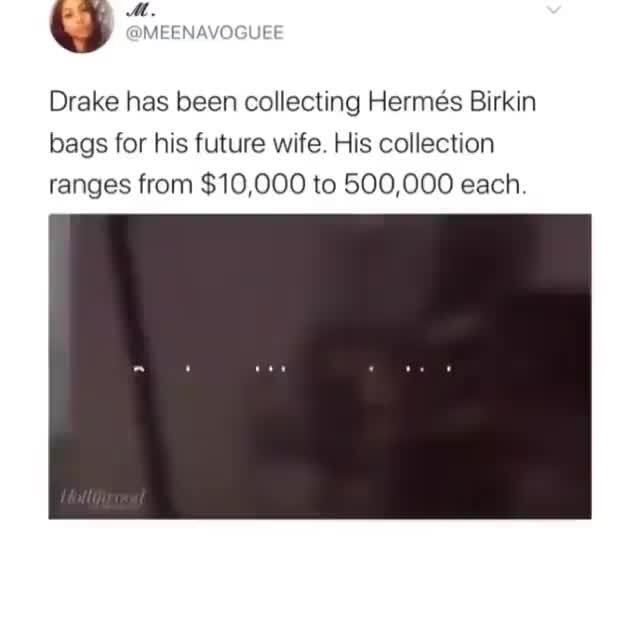 drake collection of birkin bags