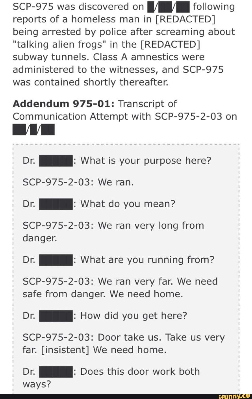 scp-975-was-discovered-on-following-reports-of-a-homeless-man-in