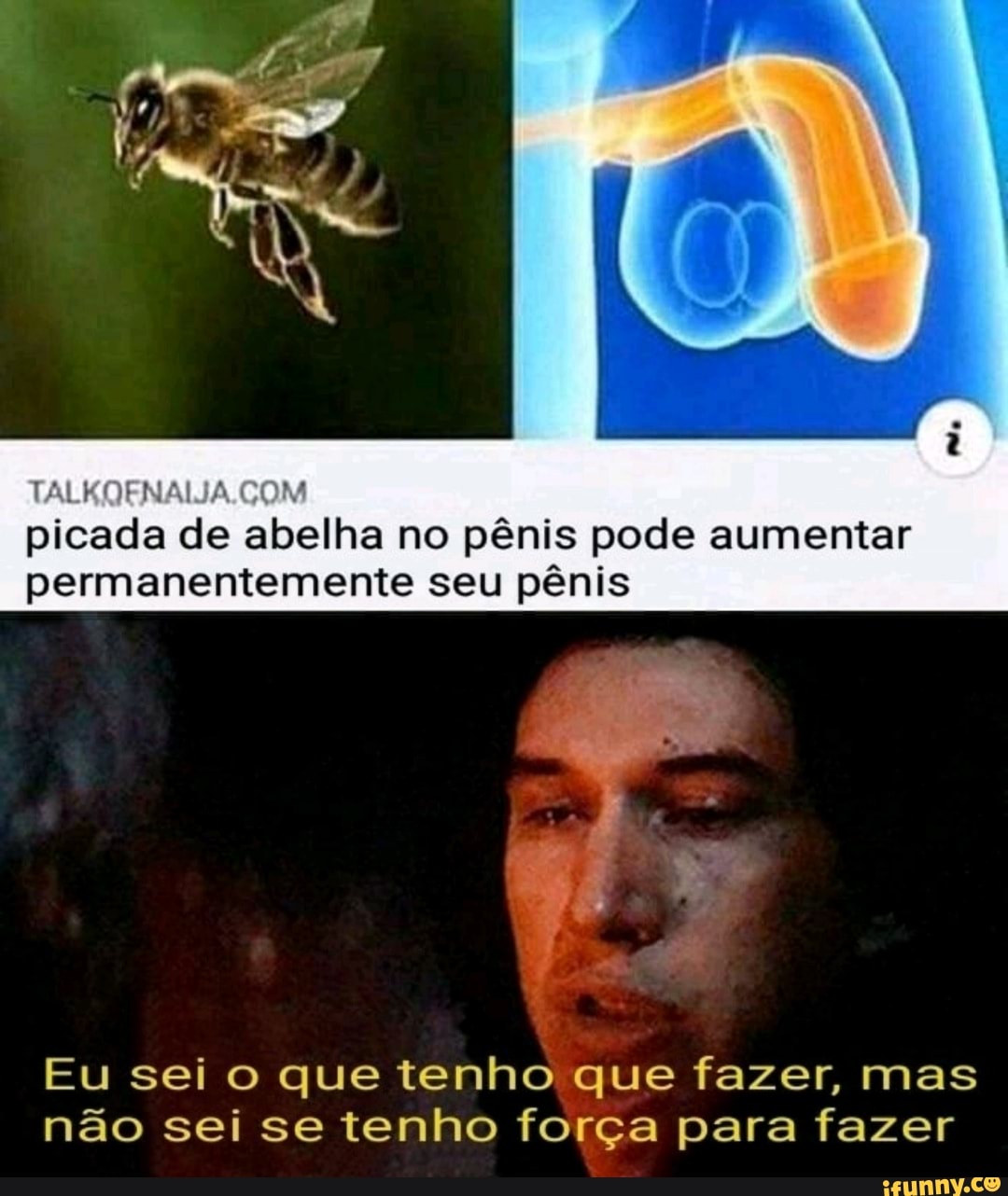 picada de abelha no pênis pode aumentar permanentemente seu pênis
Eu sei o que tenho que fazer, mas não sei se tenho força para fazer