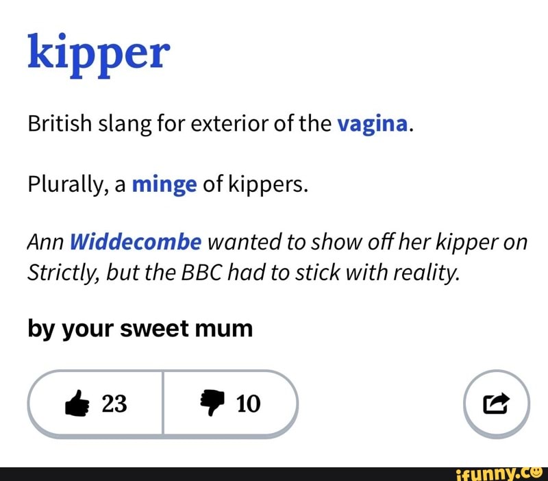 kipper-british-slang-for-exterior-of-the-vagina-plurally-a-minge-of-kippers-ann-widdecombe