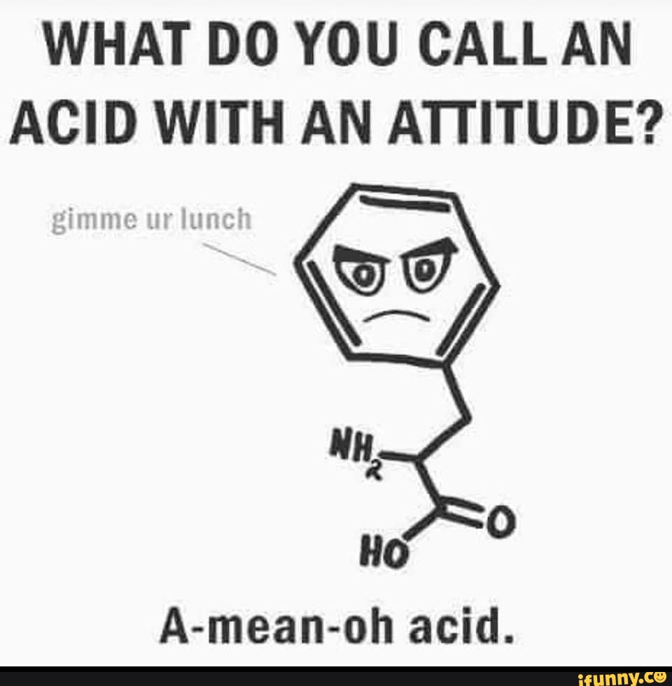 What Do You Call An Acid With An Attitude A Mean Oh Acid Ifunny 2886