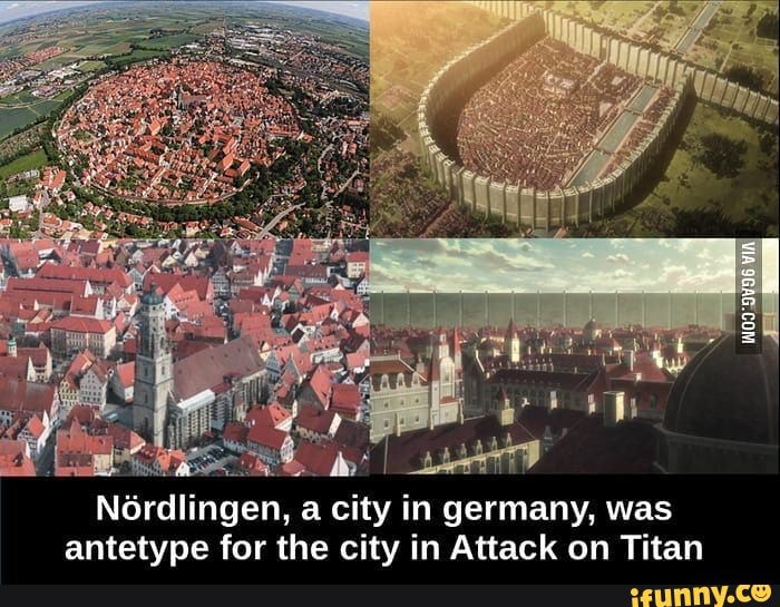 Nordlingen, a city in germany, was antetype for the city