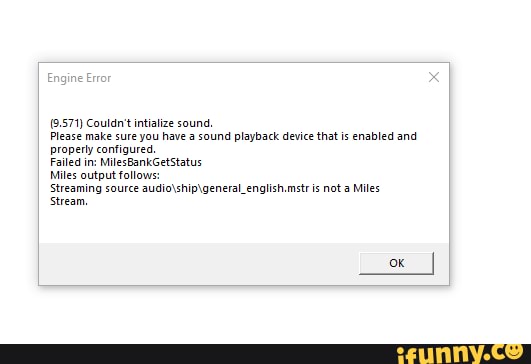 Engine Error Apex Legends Sound Engine Error Apex Legends Sound