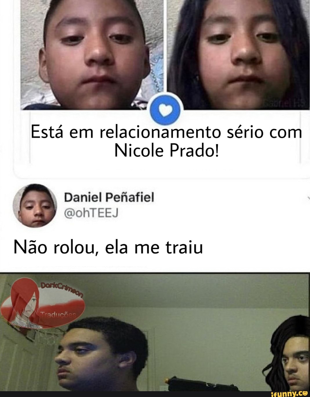 Está em
relacionamento sério com
Nicole Prado!
Nao rolou, ela me traiu