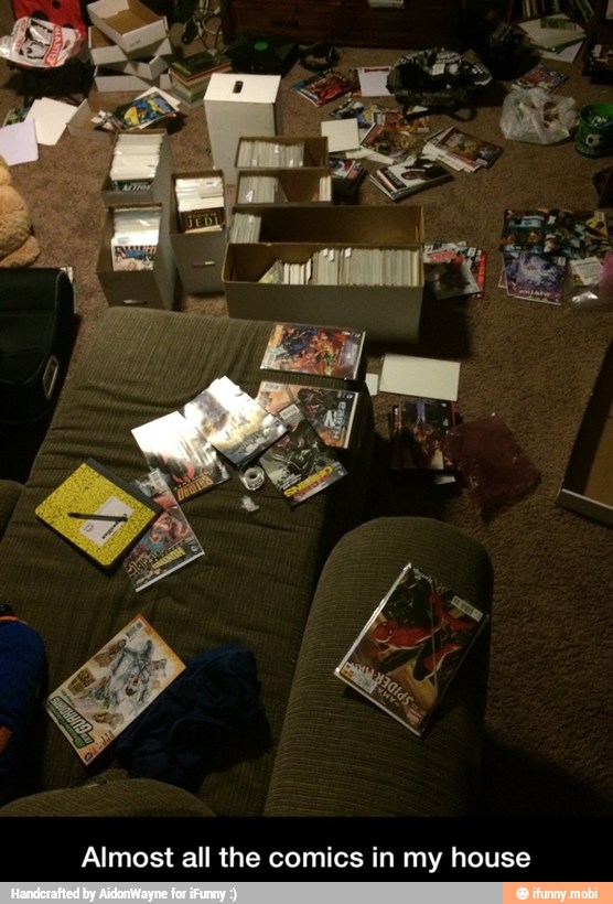 Almost all the comics in my house - Almost all the comics in my house