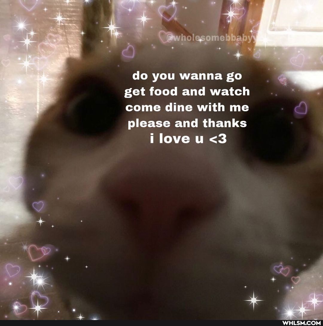hoes
do you wanna go get food and watch come dine with me please and thanks
love <3