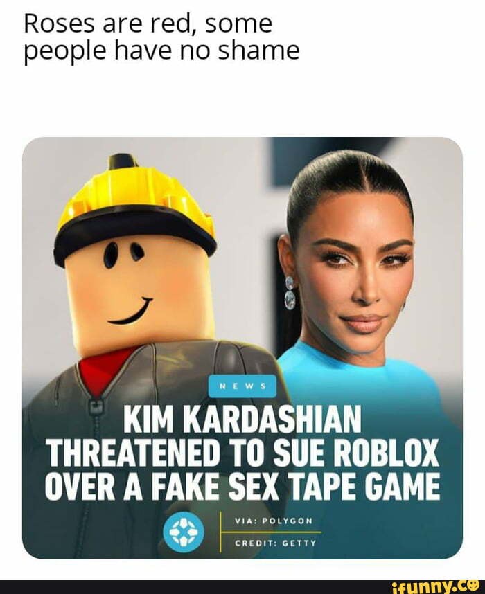 IGN - Kim Kardashian threatened to sue Roblox after a game