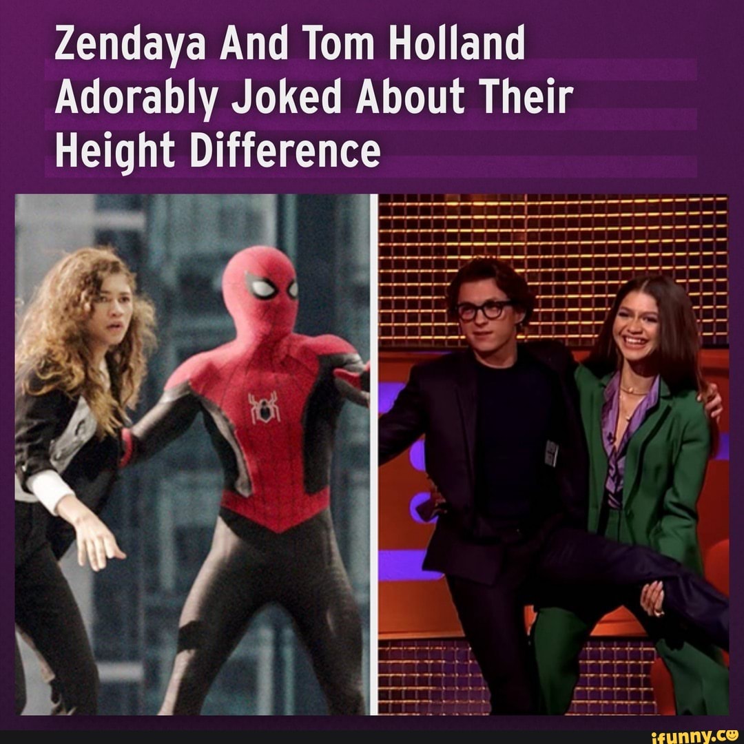 Zendaya And Tom Holland Adorably Joked About Their Height Difference(00)