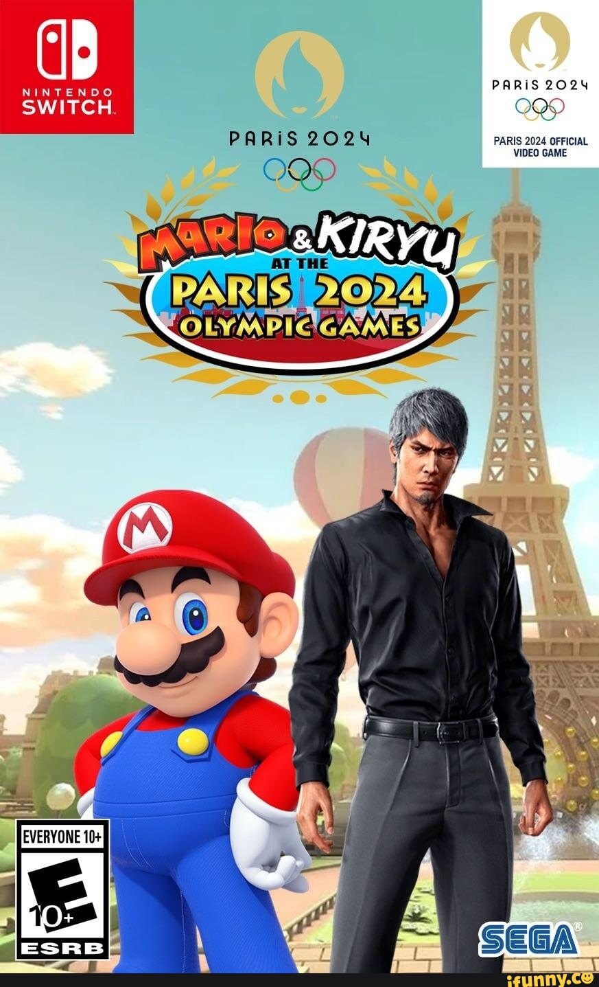 PARIS 2024 PARIS 2024 PARIS 2024 OFFICIAL VIDEO GAME NINTENDO (PARIS