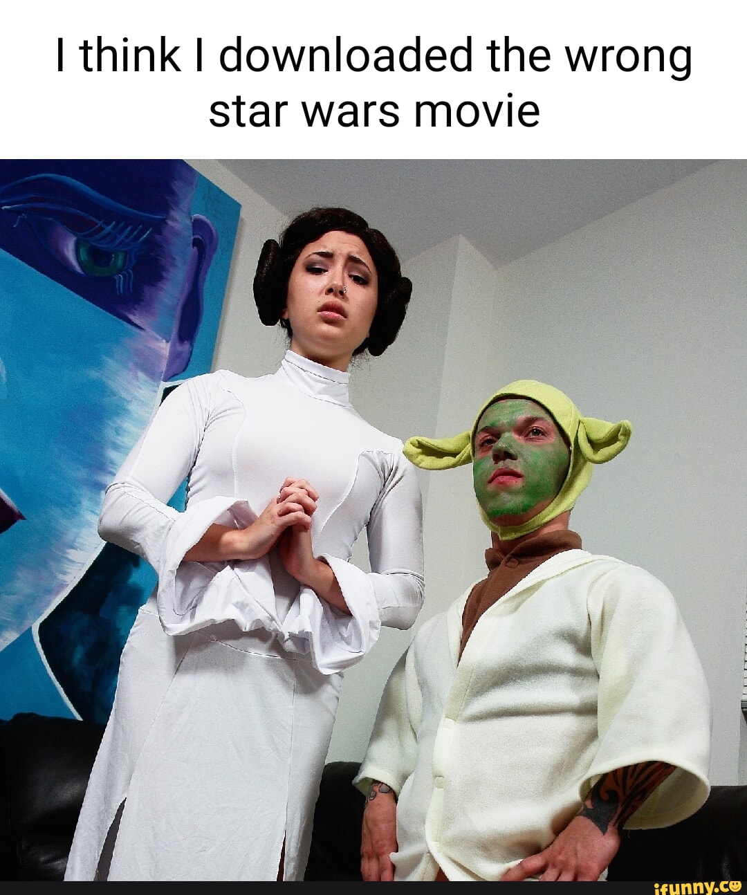 I think I downloaded the wrong star wars movie - iFunny