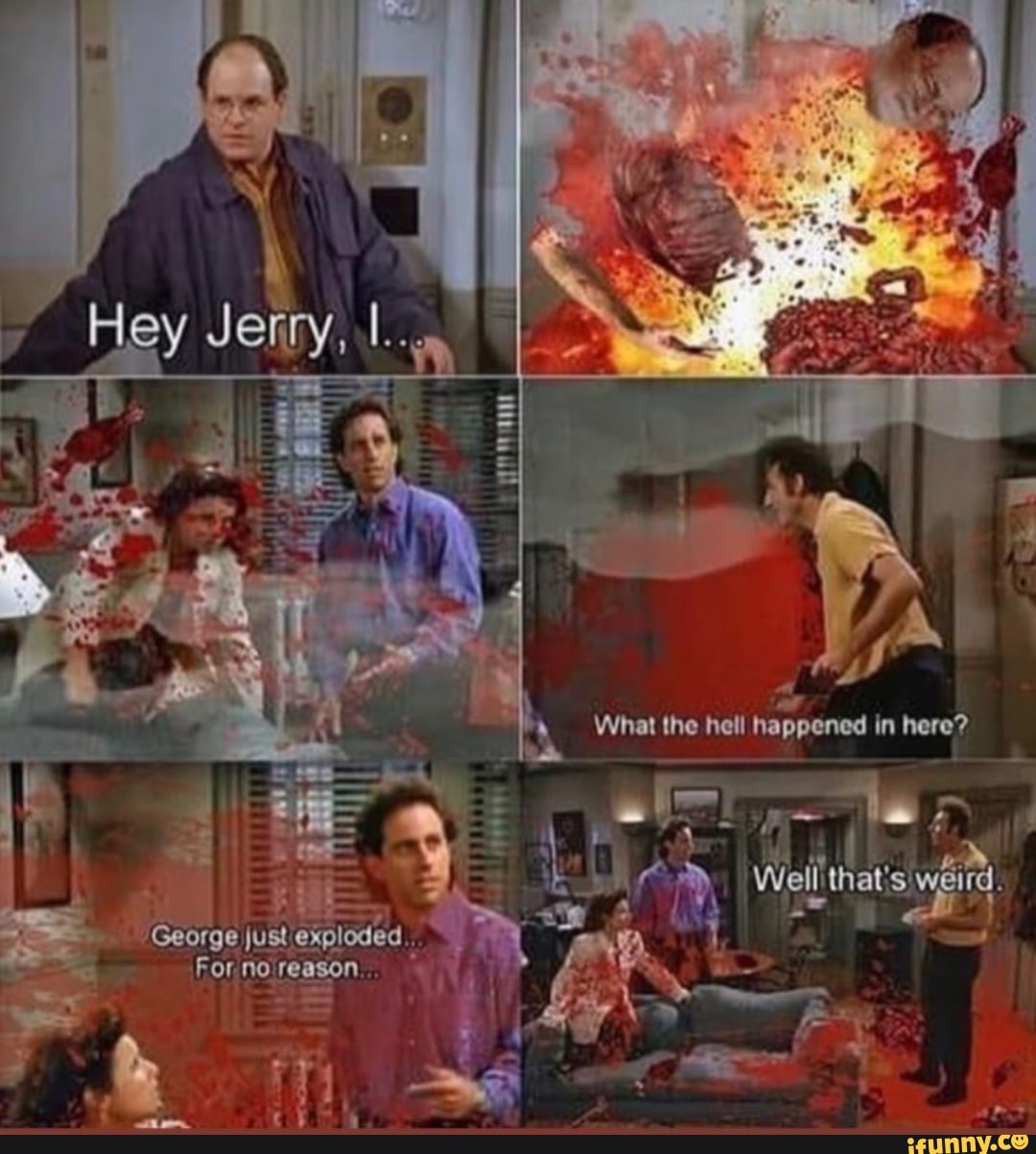 What the hell happened. What happened here. seinfeld finale. what the hell happened to jon malin. what the hell.