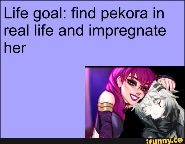 Life goal: find pekora in real life and impregnate her