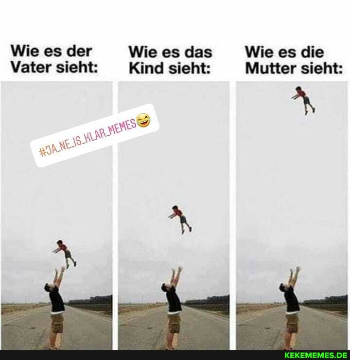 Wie es der Wie es das Wie es die
Vater sieht: Kind sieht: Mutter sieht: