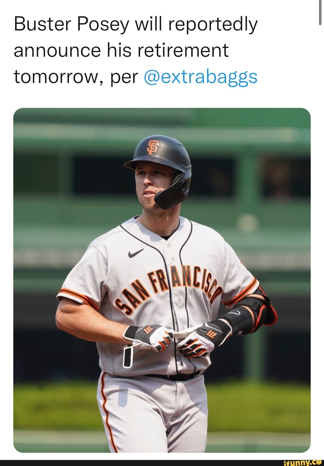 BREAKING: Buster Posey Reportedly to Announce Retirement Tomorrow