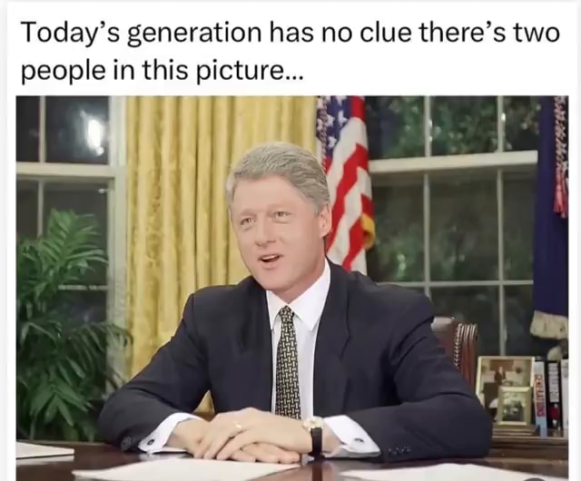 Today's generation has no clue there's two people in this picture... -  iFunny's generation has no clue there's two people in this picture... -  iFunny