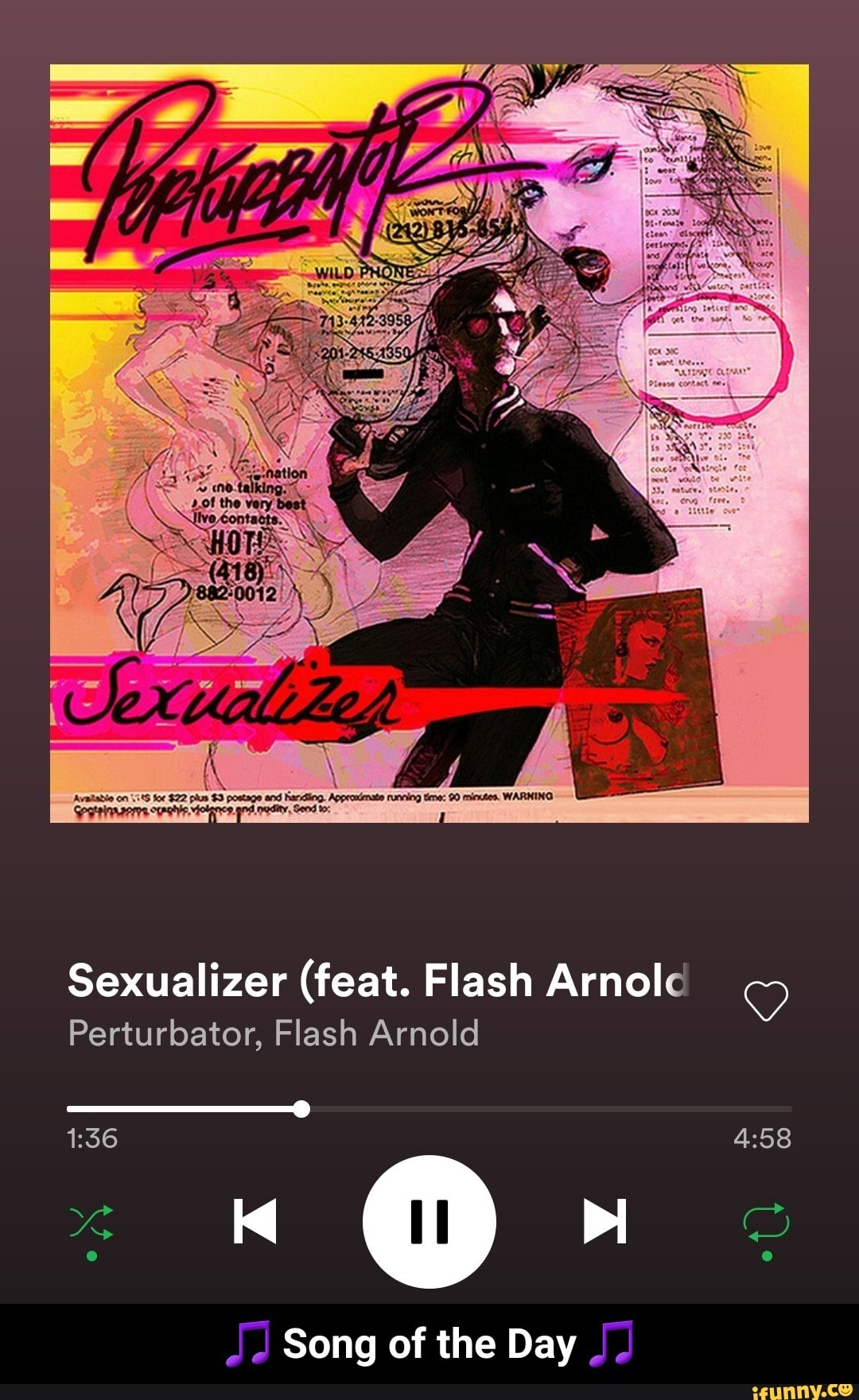 Remo ree olince
Sexualizer (feat. Flash Arnold
O
Perturbator, Flash Arnold - π΅ Song of the Day π΅