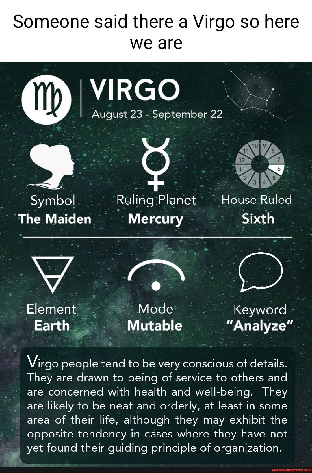 Why are virgo so