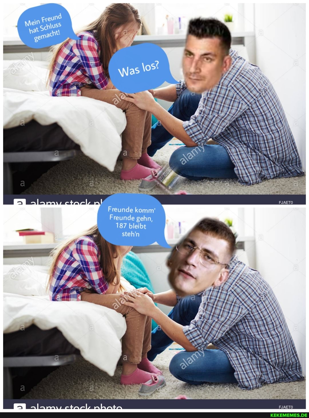 Freunde komm
Freunde gehn,
187 bleibt
steh'n