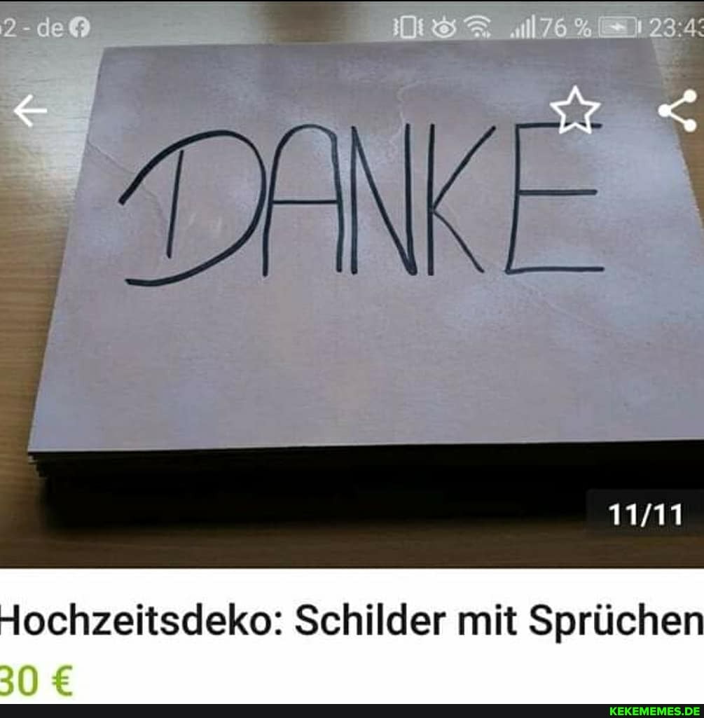 Hochzeitsdeko: Schilder mit Sprüchen