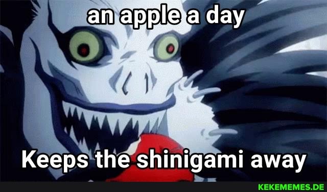an appleia day Keeps the shinigami away
