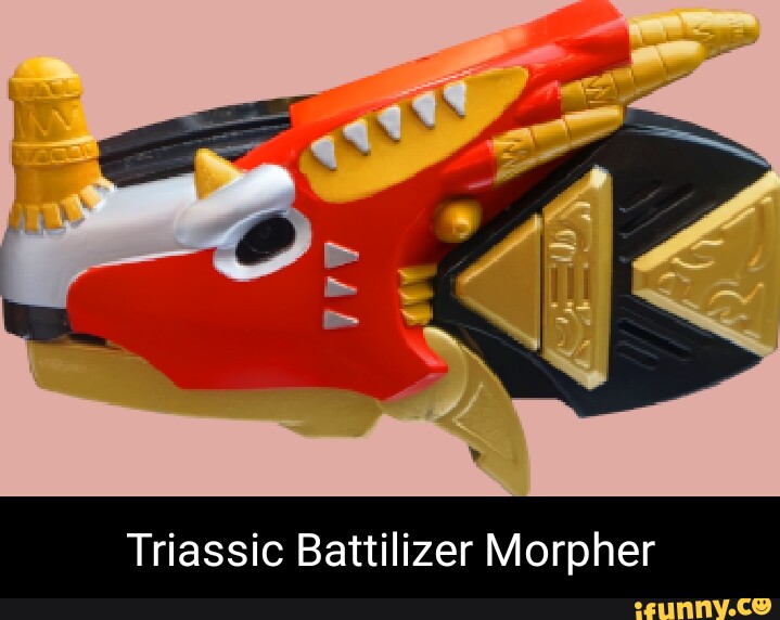power rangers dino thunder triassic morpher