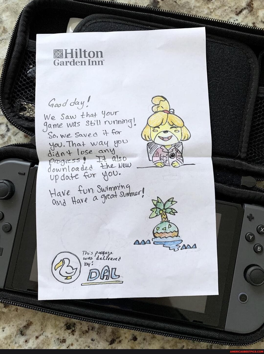 AHilton
Garden Inn
Geo day
We Saw that Your game was ronning!
So. we Saved Lor o). That way yor poses e also lowy NOW
downloaded
Updare <or ov-
ve fon Swimeyn4
This page:
was delfered
"S) DAL