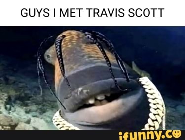 TRAVIS SCOTT WITH THE SPEED Why does he run like he's a Naruto character -  iFunny
