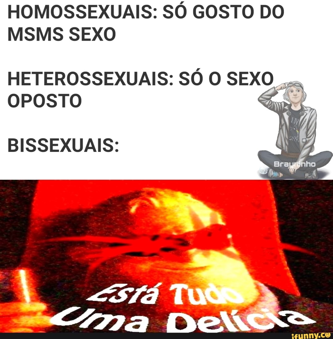 HOMOSSEXUAIS: SÓ GOSTO DO
MSMS SEXO
HETEROSSEXUAIS: SÓ O SEXO
OPOSTO Sur
BISSEXUAIS: