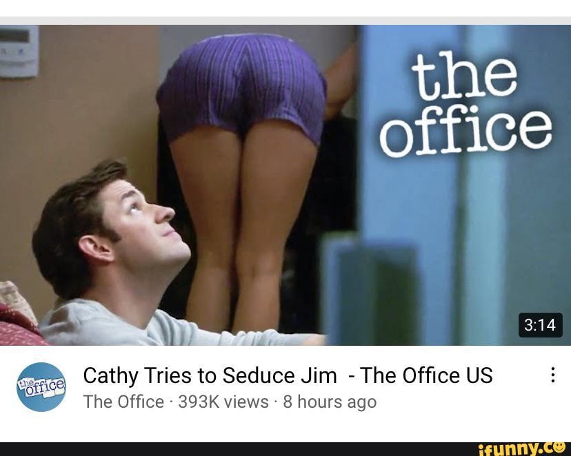 the office cathy tries to seduce jim