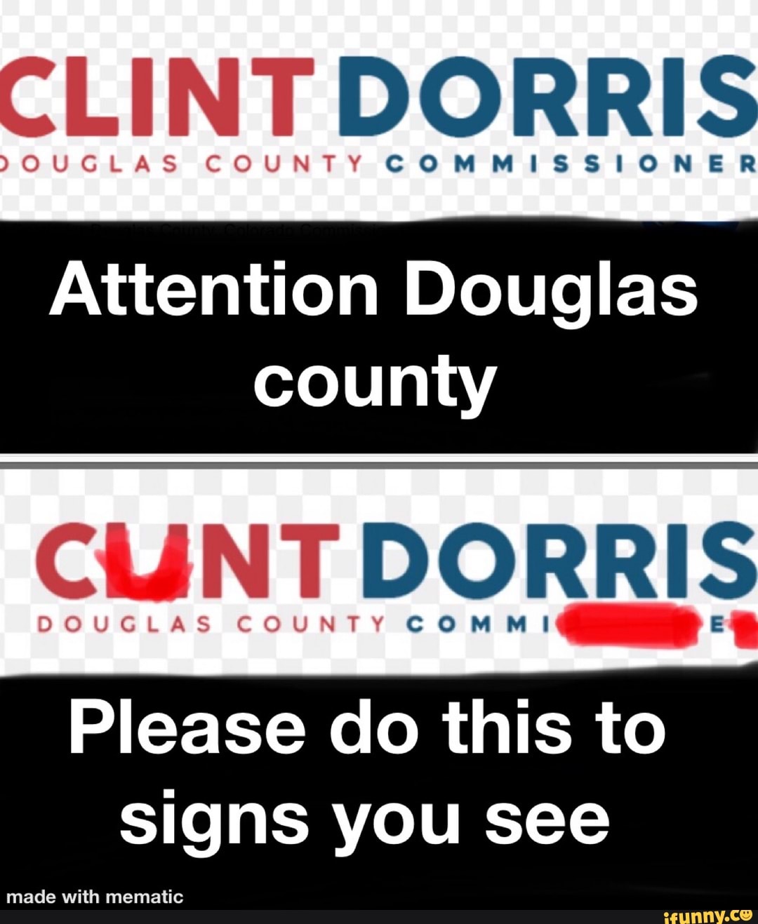 DOUGLAS COUNTY c o mm 1
Please do this to
EL you see