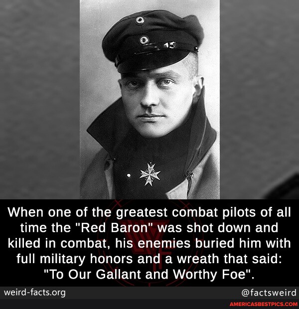 N/A - When one of the greatest combat pilots of all time the 