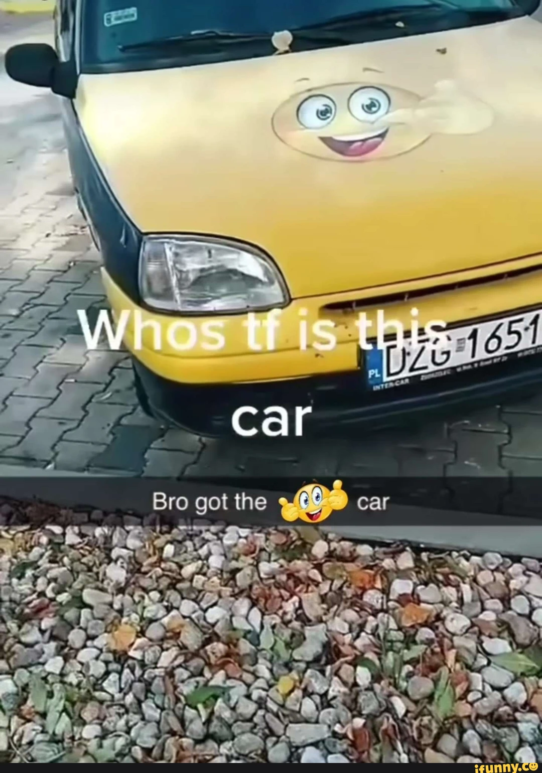 this this Car Bro got the car