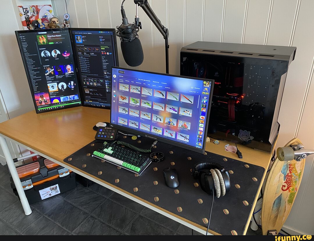 Gaming_setup memes. Best Collection of funny Gaming_setup pictures on