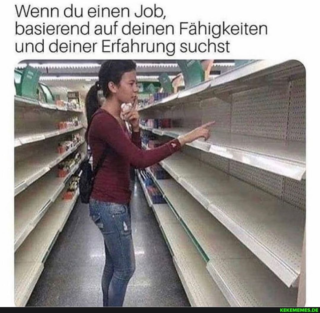 Wenn du einen Job, basierend auf deinen Fähigkeiten und deiner Erfahrung suchst