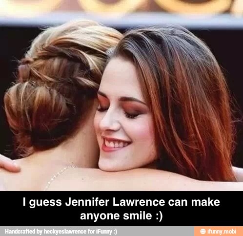 I guess Jennifer Lawrence can make
anyone smile - I guess Jennifer Lawrence can make anyone smile :)