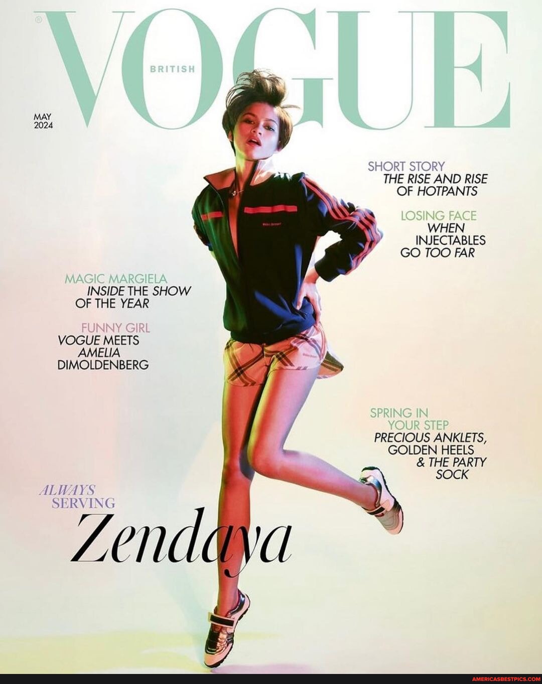 Zendaya gracing the covers of US and British Vogue photographed by ...